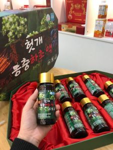 Nước Uống Bổ Gan Đông Trùng Hạ Thảo Mát Gan Well Bio Chính Hãng Hàn Quốc Hộp 10 Chai X 100ml