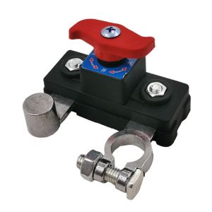 QUERIDO 12V/24V Car Battery Disconnect Switch Quick Cut-off Switch Protector Car Power Switch Isolator Metal Durable Anti-leakage Switch Truck Auto Vehicle Parts