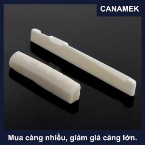 【CANAMEK】 Ngà trâu xương cầu yên ngựa và rãnh Nut cho 6 Chuỗi Acoustic Guitar