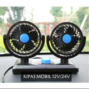 Kipas Angin Mobil YZH-T303 Double-Headed Fan Aksesoris Mobil Interior