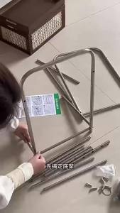 Sacesr Stainless Steel Organizer Cart Bedroom Storage Carts Aesthetic Trolley Multifunctional Rack with Wheels Organizers Furniture 9Y3K6