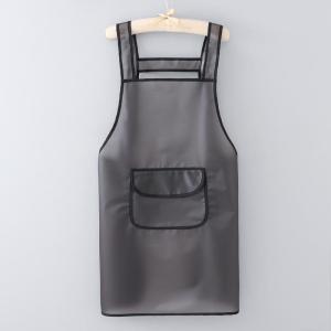 Transparent TPU Waterproof And Oil-Proof Apron Household Apron Special Apron For Catering