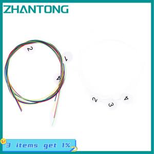 ZHANTONG 4PCS Ukulele Guitar String Set Colorful Nylon Strings for 21/23/26 Inch Ukulele