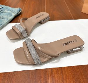 BD27 Trendy korean design women casual Sandals elegant casual slippers