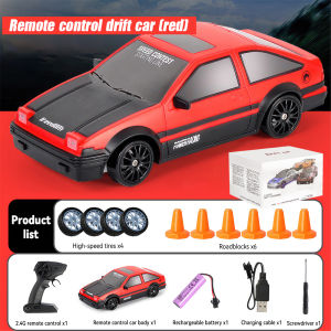 Remote Control Car RC Drift 2.4GHz 1:24 4WD 20KM/H High Speed LED Lights Boys Girls Kids Gift Toy