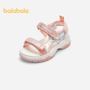 Balabala รองเท้ากีฬารองเท้าเด็กรองเท้ากันลื่นเด็ก Sepatu Pantai Cewek 2024เวลโครระบายอากาศใหม่ฤดูร้อน
