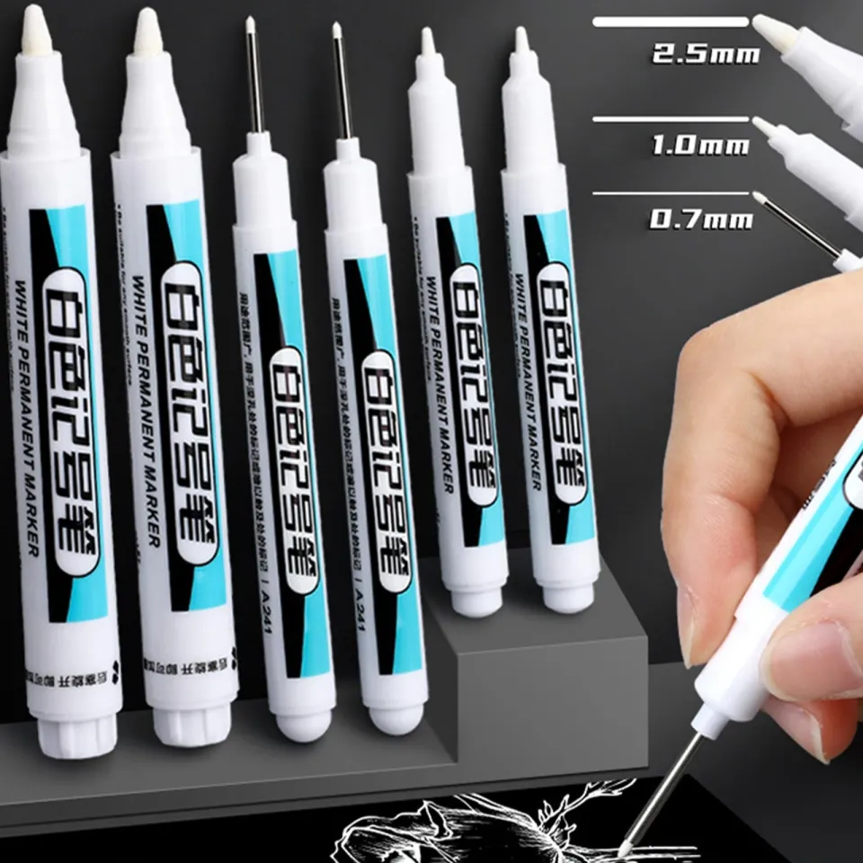 Moon BAYAH White Markers Marker Pen Paint Pen Rock Painting DIY