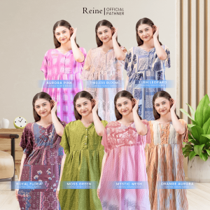 [ PAKET 3PCS ] Cantika Midi Dress Baju Daster Busui Frendly Bahan Rayon Premium Lembut Nyaman - Dres Daster Kekinian Terbaru  Atasan Wanita Ibu Ibu Perempuan