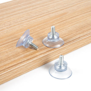 [Annabels] 5ชิ้น M6 M8สกรูยางดูดใส Sucker ตะขอพลาสติก