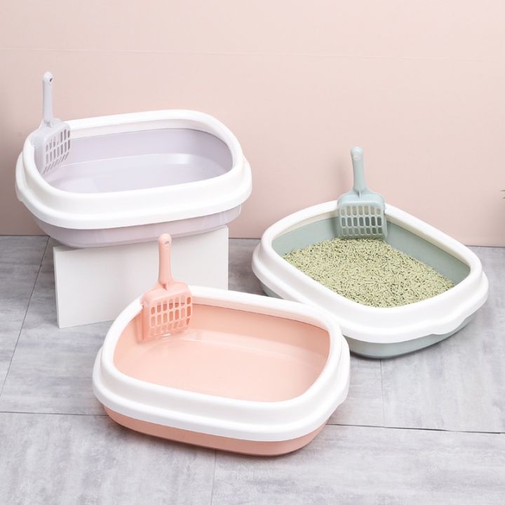 Cat Litter Basin With A Shovel 2 Sizes And 4 Colors Lazada PH