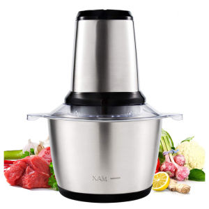 DK Mall High Quality 2L Meat Grinder Electric Meat Grinder Food Blender Stainless Steel Food Processor