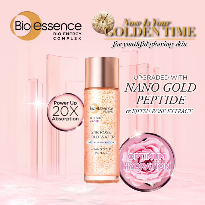 Bio gold water bio essence bio energy complex Bio Essence Bio Gold Rose Gold Water 100ml
