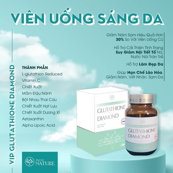 VIÊN UỐNG VIP GLUTATHIONE DOCTOR NATURE - Lazada