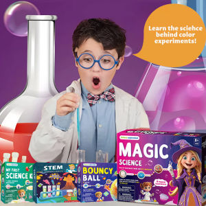 Bouncy Ball Kit Jumping Sand Diy Science Lab Stem Learning Non Toxic Powder Home Activity
