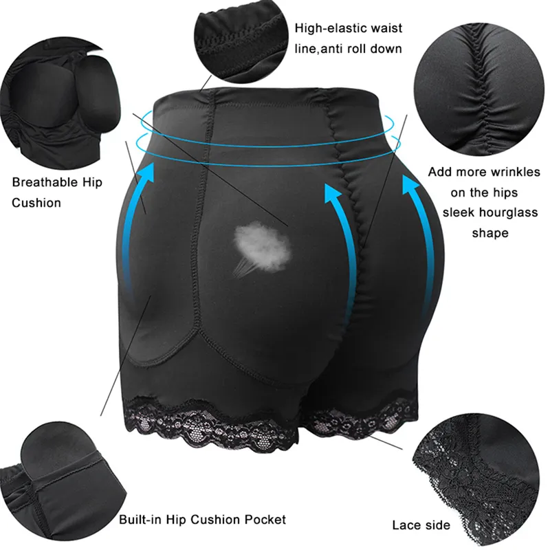 Women FAKE ASS Padded Butt Lifter Underwear Pants Hip Enhancer Push Up  Shaper