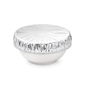 [SG Stock]50PCS Reusable Aluminum Foil Bowl Covers Elastic Stretchable Food Insulation Cover Thickened Heat Retention Lid 11‑28cm for Bowls Plates Heat‑Resistant Up to 110℃ Leak‑Proof Fresh Keeping Kitchen Food Cover for Picnic Camping Home
