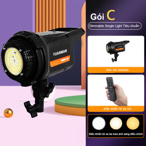 500W Live Light 3 màu có thể điều chỉnh với điều khiển từ xa Photo Studio Light Supplement Light