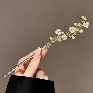 Metal Chinese Style Hair Stick for Women Ancient Style Tassels Elegant Chinese Hairpin Hanfu Qipao Hairpin Headwear