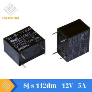Sj-s-112dm relay 4 chân 12V5A