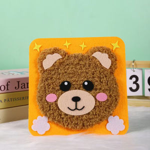 Cartoon Embroidery Painting DIY Handmade Educational Toy Cute Animal Painting For Girl Gift