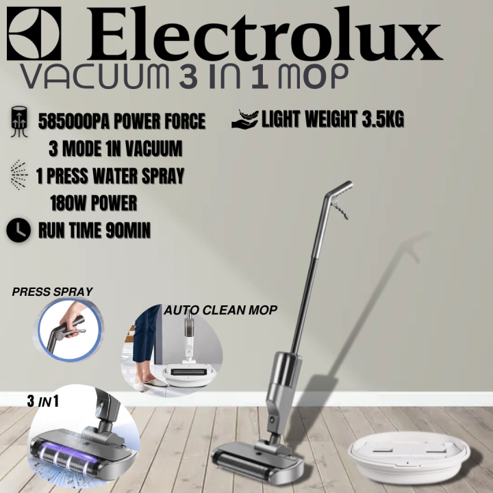 𝐍𝐄𝐖 𝐈𝐍 𝐒𝐓𝐎𝐂𝐊 3 IN1 MOP VACUUM XM001 Cordless Mopping Vacuum Handheld 3