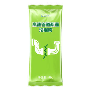 High-speed Drain Cleaner With Active Oxygen Bubble Powder Bag Powerfully Dissolves Grease In Kitchen Drains And Unclogs Toilets