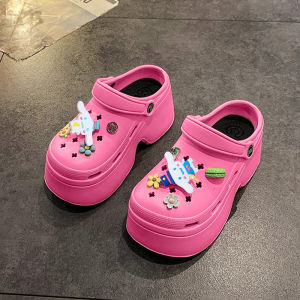 LHShoess New Product รองเท้าแตะหัวโต รุ่นสุดฮิต มีมาให้เลือก 5 สี ทรงสวย พื้นหนาเสริมส้น 7 ซม. สูงม๊ากกก ใส่แล้วคือดูดี เสริมบุคลิก วัสดุยางคุณภาพ ทนทาน ใส่ได้ทุกโอกาส ใช้งานได้ยาวๆเล๊ยยย