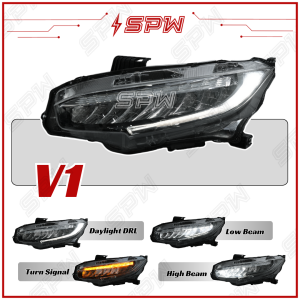 Honda Civic FC 2016-2021 1.8S Convert 1.5 TCP OEM LED Head Lamp Headlamp Headlight Head Light DRL Daylight Running Signal 2016 2017 2018 2019 2020 2021