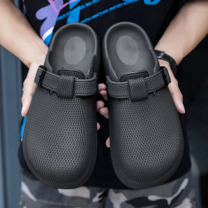 New Flat Sandals for Men and Women Outdoor Casual Half Slippers Soft-Soled Slippers