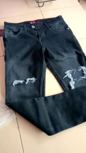 celana jeans skinny fit panjang sobek distro Bandung