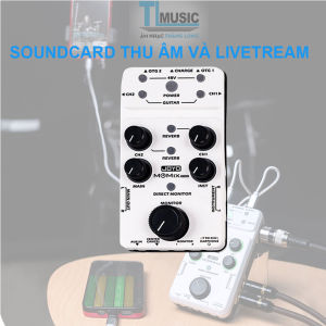 chính hãng JOYO MOMIX PRO Soundcard âm thanh guitar dùng thu âm và livestream
