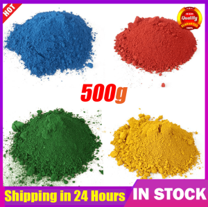 【High Quality+In Stock】500g  Color Cement Powder Cement Color Powder Concrete Iron Oxide Cement Pigment Floor Pavement Color Mixing