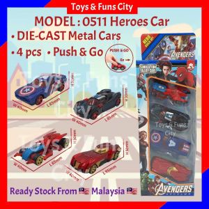 🚘 Children Toy Car 🚘 Die-Cart Hero & Batman Metal Cars 🚘玩具车🚘 英雄蝙蝠侠合金压铸模型汽车🚘