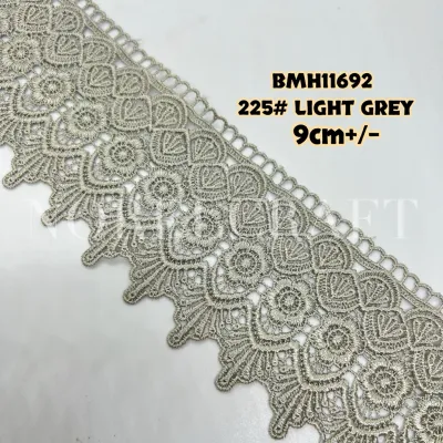 BMH11692[1METER]CHEMICAL FLOWER LACE/EMBROIDERY LACE/RENDA SULAM BUNGA/RENDA BAJU/RENDA BUNGA/LACE SULAM/LACE FLOWER