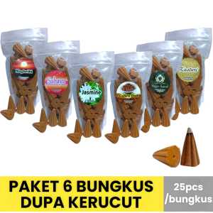 DUPA kerucut 6 bungkus AROMA bestseller isi 25pcs dupa gahru krucut gaharu pengharum kamar