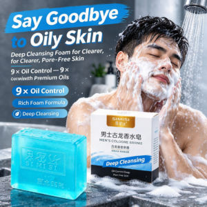 Cologne Essential Oil Bath Soap Men&#039s Body Wash Shower Soap Perfume Soap Cologne Scent Daily Use Bath Body Care