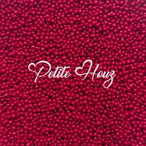 [Petite Houz] Cheapest HALAL Edible Red & Pink Sprinkles Cake Sugar Ball Cake Decoration Sprinkle