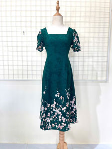 Đầm Trung Niên Cao Cấp Dáng Dài Sang Trọng Quý Phái Cực Xinh Bigsize Cho Các Cô Đi Tiệc U40 U50 U60 lt664