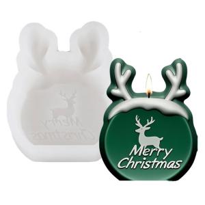 Reindeer Silicone Mold For Soap Christmas Home Decoration Grade Silicone Mold for Epoxy Resin