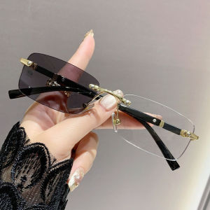 JN IMPRESSION Kính Kính đọc sách màu thay đổi kinh doanh xuyên biên giới không khung chống đèn xanh dương nam cao cắt đầu cuối cạnh kính đọc sách không khung cho phụ nữ