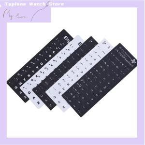 [Toplans]💖[HOT SALE]🎈🎈 English Keyboard Replacement Stickers White on Black Any PC Computer Laptop