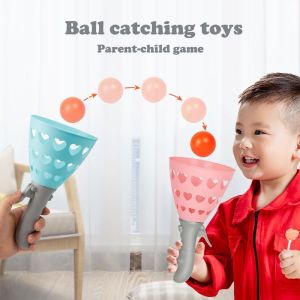 Trẻ Em Xếp Hình Ném Máy Phóng Bóng Cha Mẹ-Con Tương Tác Vui Vẻ Co Giãn Máy Phóng Trò Chơi Ngoài Trời Cha Mẹ-Con Thể Thao Bóng Đồ Chơi