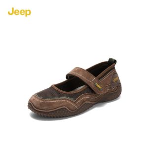 JEEP SPIRIT 1941 ESTD 2025 new Mary Jane shoes sports comfortable anti slip soft sole shallow mouth womens single shoe