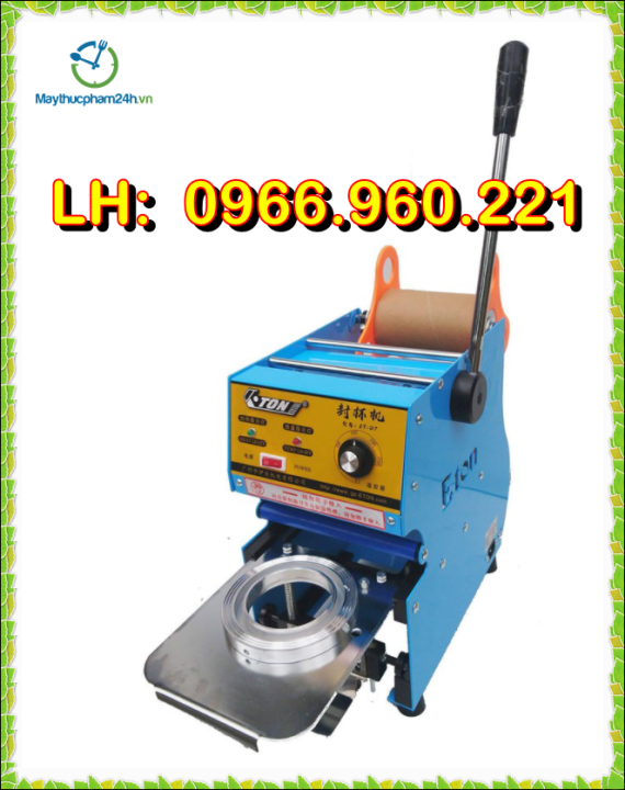 [Giá Gốc] Máy ép cốc nhựa 300W ETON- D7 trà sữa, nước mía| Máy ép ly ...