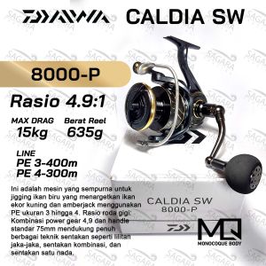 Bonus Jersey | Reel Daiwa Caldia SW Reel Pancing Spinning