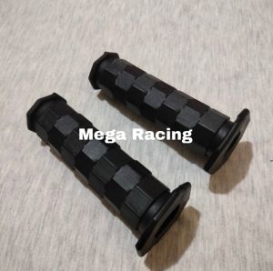Paket Handgrip Handfat Kotak Octagon + Jalu PCX hitam Universal Bisa Semua Motor
