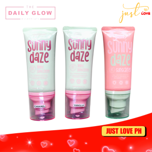 The Daily Glow Sunny Daze Sunscreen SPF50 50g / Tinted Caramel Tinted Vanilla 50g