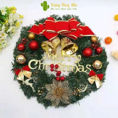 Cây thông Noel cao 40 55cm full phụ kiện trang trí đèn và đồ trang trí