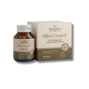 Raudhya OliveGuard+ Softgel Supplement Daily Heart Health Support Help Reduce Fatigue Natural Nutritional Wellness Product