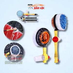 DỤNG CỤ RỬA XE ÔTÔ TỰ XOAY 360 ĐỘ - Vòi CọCây Rửa Xe Hơi Kết Hợp Bàn Chải Tự Động Xoay Tròn 360 Tự Tạo Bọt